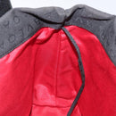 BVLGARI Logo Mania Hand Bag Canvas Black Auth BA1827-19