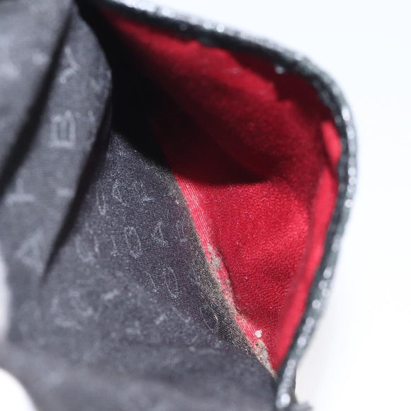 BVLGARI Logo Mania Hand Bag Canvas Black Auth BA1827