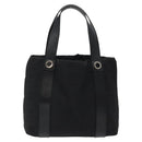 BVLGARI Logo Mania Hand Bag Canvas Black Auth BA1827-2