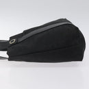 BVLGARI Logo Mania Hand Bag Canvas Black Auth BA1827-4