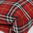 BURBERRY Nova Check Tote Bag Nylon Red Auth BA1829-16