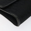 Christian Dior Trotter Canvas Shoulder Bag Black Gold Auth BA1830-14