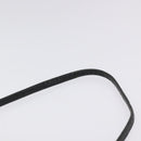 Christian Dior Trotter Canvas Shoulder Bag Black Gold Auth BA1830-8