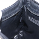 BALLY Quilted Shoulder Bag Leather Black Gold Auth BA1832-19