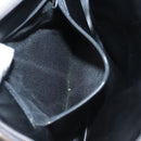 BALLY Quilted Chain Shoulder Bag Leather Gray Gold Auth BA1833-12