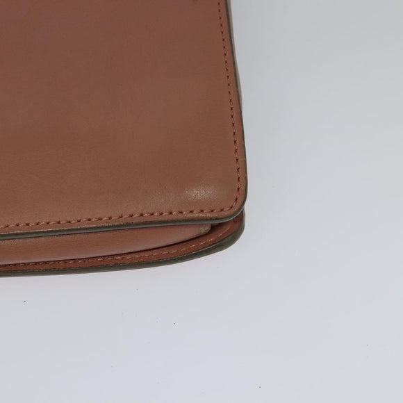 Chloe Fay Shoulder Bag Leather Pink Gold Auth BA1843