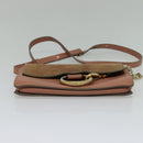 Chloe Fay Shoulder Bag Leather Pink Gold Auth BA1843-5