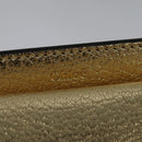 Chloe Georgia Shoulder Bag Leather Gold Auth BA1844-17