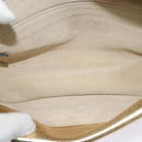 Chloe Georgia Shoulder Bag Leather Gold Auth BA1844-16