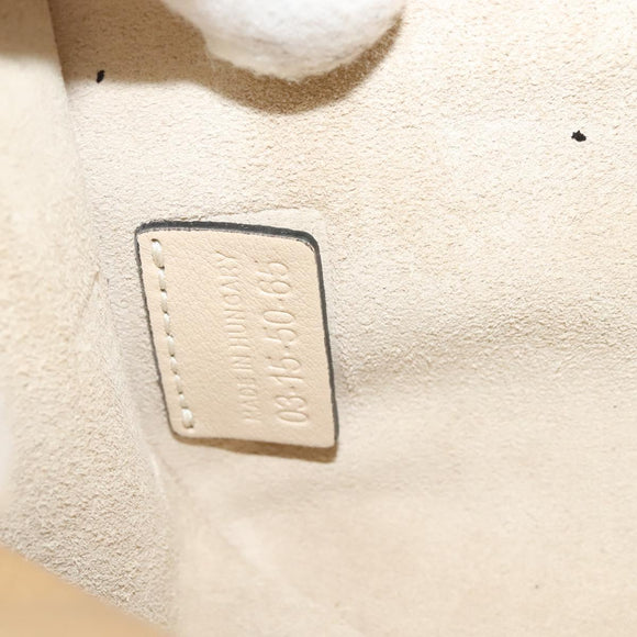 Chloe Georgia Shoulder Bag Leather Gold Auth BA1844