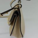 Chloe Georgia Shoulder Bag Leather Gold Auth BA1844-4