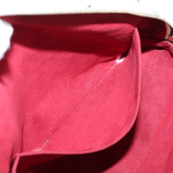 LOUIS VUITTON Monogram Multicolor Trouville Hand Bag White M92663 Auth BA1858V