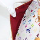 LOUIS VUITTON Monogram Multicolor Trouville Hand Bag White M92663 Auth BA1858V-12