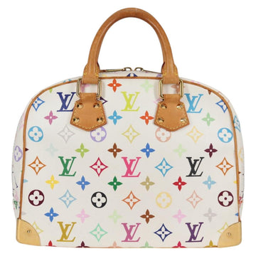 LOUIS VUITTON Monogram Multicolor Trouville Hand Bag White M92663 Auth BA1858V - 0
