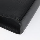 Burberrys Shoulder Bag Leather Black Gold Auth BA1863-16