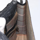 Burberrys Shoulder Bag Leather Black Gold Auth BA1863-19