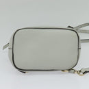 Chloe Fay Hand Bag Leather 2way Light Blue Gold Auth BA1867-5