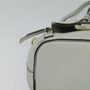 Chloe Fay Hand Bag Leather 2way Light Blue Gold Auth BA1867-16