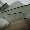 Chloe Fay Hand Bag Leather 2way Light Blue Gold Auth BA1867-12