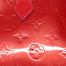 LOUIS VUITTON Monogram Vernis Wilshire PM Bag Pomme D'amour M93642 Auth BA1873-16