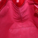 LOUIS VUITTON Monogram Vernis Wilshire PM Bag Pomme D'amour M93642 Auth BA1873-20