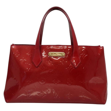 LOUIS VUITTON Monogram Vernis Wilshire PM Bag Pomme D'amour M93642 Auth BA1873 - 0