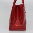 LOUIS VUITTON Monogram Vernis Wilshire PM Bag Pomme D'amour M93642 Auth BA1873-4