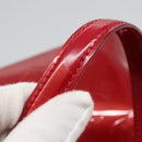 LOUIS VUITTON Monogram Vernis Wilshire PM Bag Pomme D'amour M93642 Auth BA1873-8