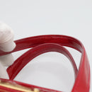 LOUIS VUITTON Monogram Vernis Wilshire PM Bag Pomme D'amour M93642 Auth BA1873-9