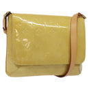 LOUIS VUITTON Monogram Vernis Thompson Street Bag Beige M91301 LV Auth BA1874-1