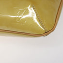 LOUIS VUITTON Monogram Vernis Thompson Street Bag Beige M91301 LV Auth BA1874-14