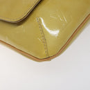LOUIS VUITTON Monogram Vernis Thompson Street Bag Beige M91301 LV Auth BA1874-15