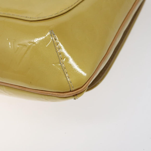 LOUIS VUITTON Monogram Vernis Thompson Street Bag Beige M91301 LV Auth BA1874