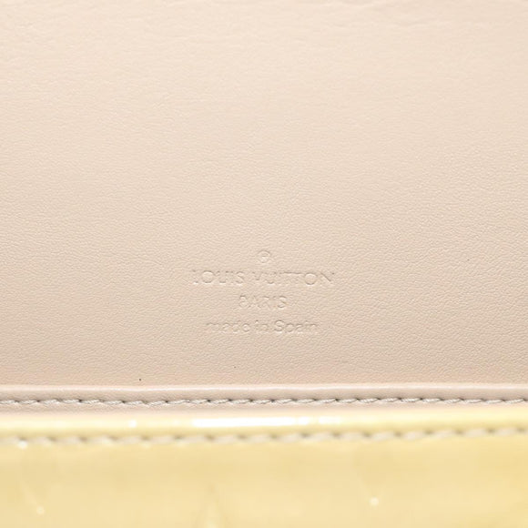LOUIS VUITTON Monogram Vernis Thompson Street Bag Beige M91301 LV Auth BA1874