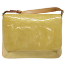 LOUIS VUITTON Monogram Vernis Thompson Street Bag Beige M91301 LV Auth BA1874-13