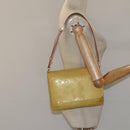 LOUIS VUITTON Monogram Vernis Thompson Street Bag Beige M91301 LV Auth BA1874-21
