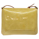 LOUIS VUITTON Monogram Vernis Thompson Street Bag Beige M91301 LV Auth BA1874-2