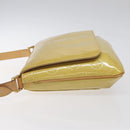 LOUIS VUITTON Monogram Vernis Thompson Street Bag Beige M91301 LV Auth BA1874-4