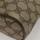 GUCCI GG Supreme Web Sherry Line Clutch Bag PVC Beige Red 75 01 012 Auth BA1881-15