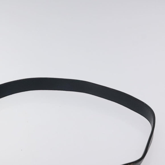 CELINE C Sulky Shoulder Bag Canvas Navy Gold Auth BA1890