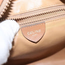 CELINE Macadam Canvas Shoulder Bag PVC Leather Brown Gold Auth BA1891-18