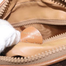 CELINE Macadam Canvas Shoulder Bag PVC Leather Brown Gold Auth BA1891-12