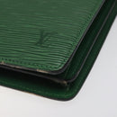 LOUIS VUITTON Epi Capuchin Shoulder Bag Green M52344 LV Auth BA1897-8