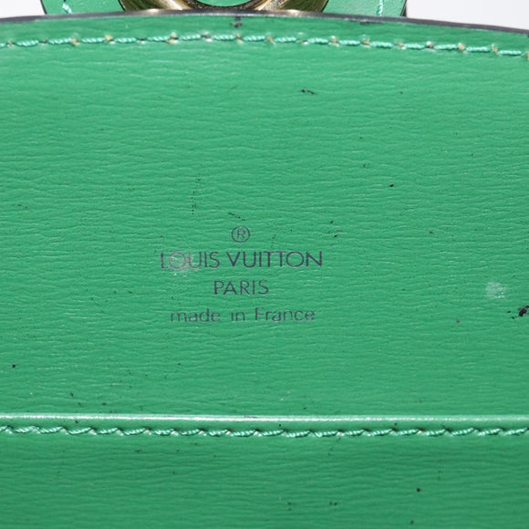 LOUIS VUITTON Epi Capuchin Shoulder Bag Green M52344 LV Auth BA1897