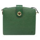LOUIS VUITTON Epi Capuchin Shoulder Bag Green M52344 LV Auth BA1897-13