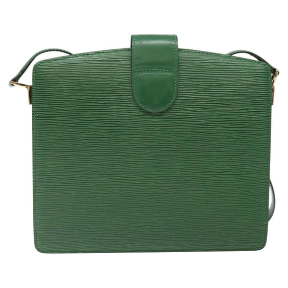 LOUIS VUITTON Epi Capuchin Shoulder Bag Green M52344 LV Auth BA1897