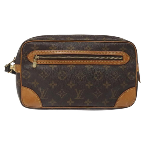 LOUIS VUITTON Monogram Marly Dragonne GM Clutch Bag M51825 LV Auth BA1900