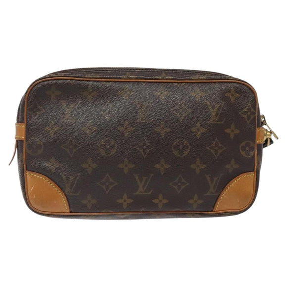LOUIS VUITTON Monogram Marly Dragonne GM Clutch Bag M51825 LV Auth BA1900