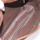 Burberrys Shoulder Bag Suede Brown Gold Auth BA1911-17