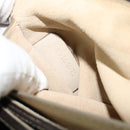 Chloe Fay Shoulder Bag Suede Leather Gray Gold Auth BA1915-12